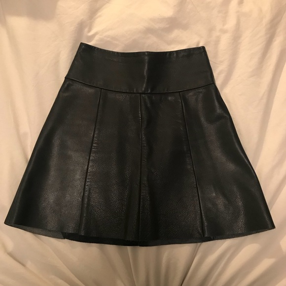 A.L.C. Dresses & Skirts - ALC Dark Navy Leather Skirt